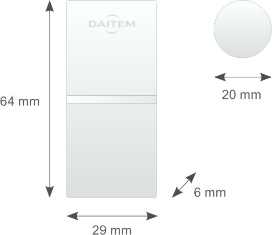 Contatto Magnetico Porta Finestra Antifurto Daitem