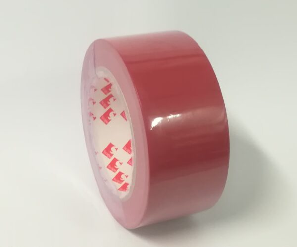 NASTRO SEGNALETICO ROSSO ADESIVO CALPESTABILE 5cm X 33mt.